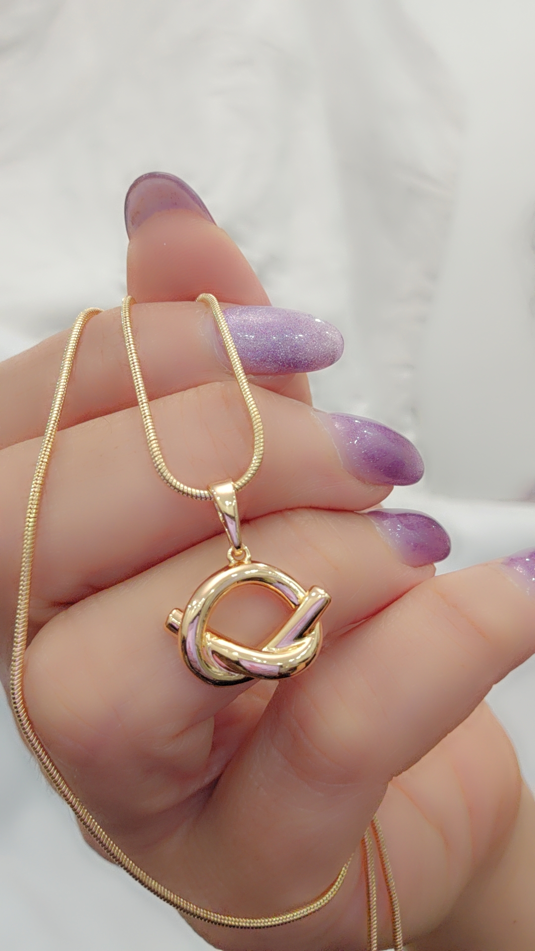 پلاک گره طرح طلای ژوپینگ